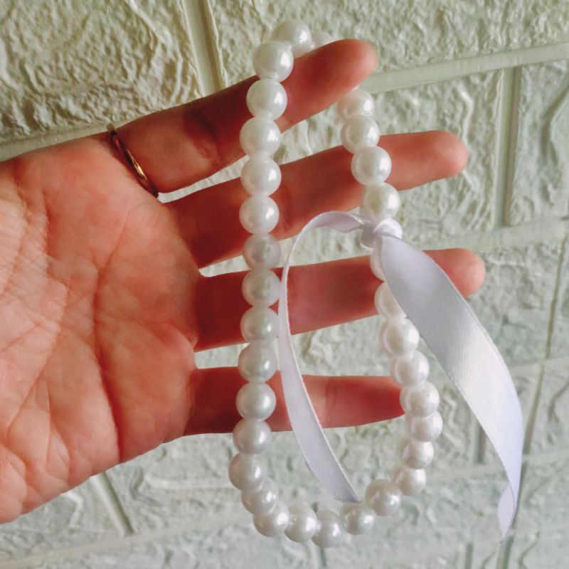 Tasbih mutiara penghitung dzikir perlengkapan sholat dzikir counter imitasi