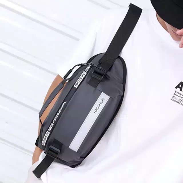 Waistbag AS Termurah / Fashion Pria Wanita Termurah OCR Waistbag Pria - TRM WATERPROOF LIPAT 1AX802
