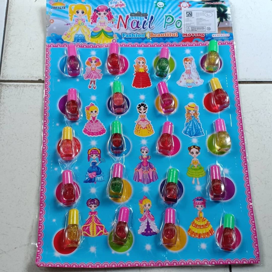 KUTEK KUKU ANAK LUCU BENING WARNA WARNI