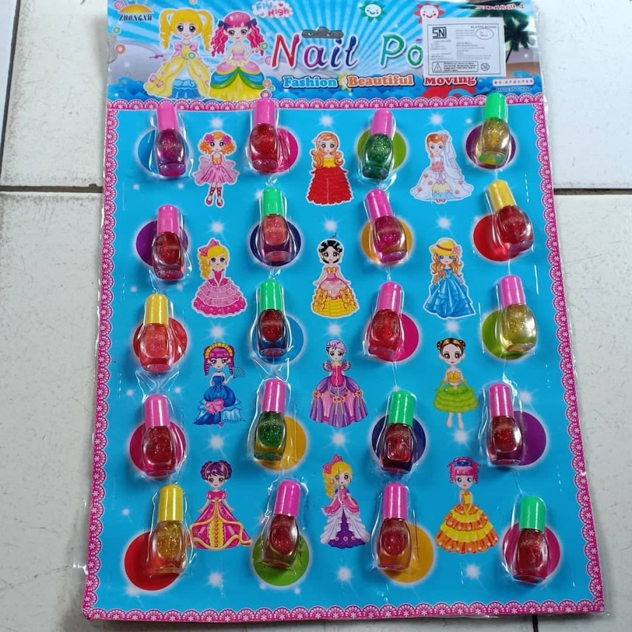 KUTEK KUKU ANAK LUCU BENING WARNA WARNI