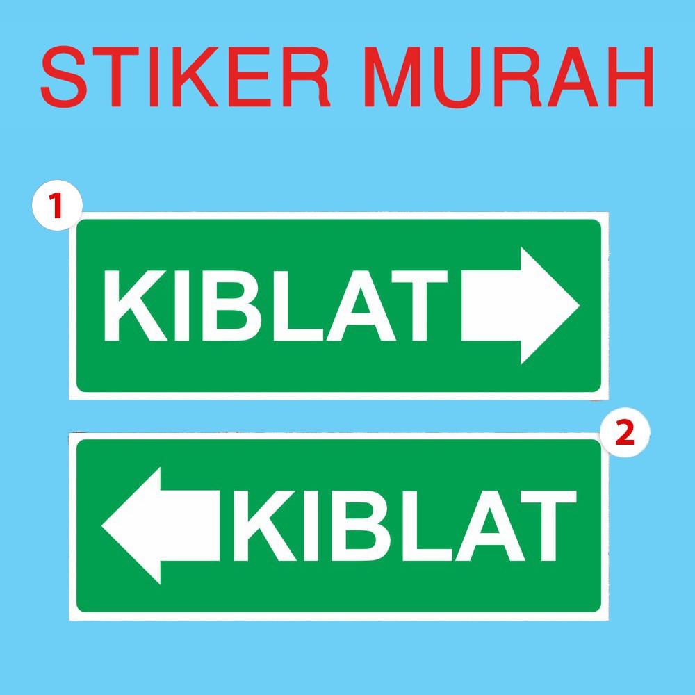 

STIKER ARAH KIBLAT