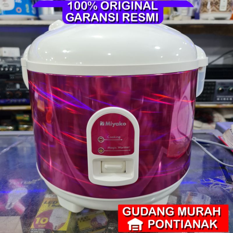 Rice cooker Miyako 528 pink kilat / Magic com Miyako 1,8 Liter pink