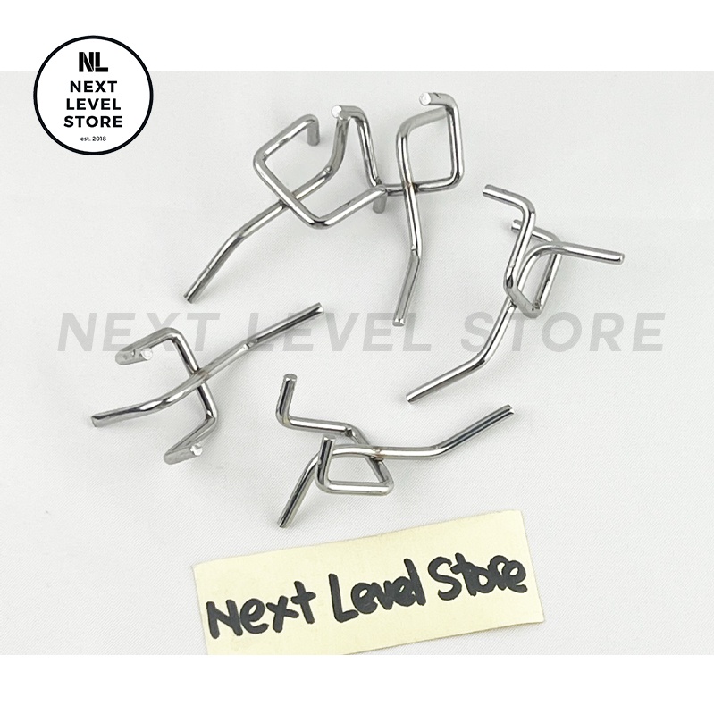 Triangle Hook Ram Tripod 5 CM Display Besi Stainless TEBAL 3 mm Plate T Hook