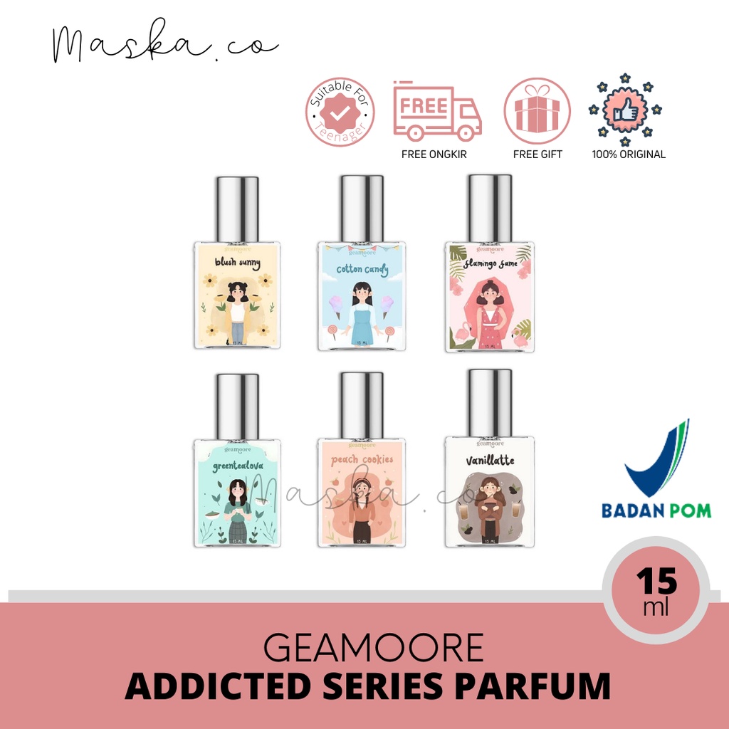 READY STOCK! GEAMOORE ADDICTED SERIES PARFUM SPRAY 15ml