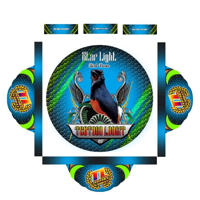 STICKER TEBOK MURAI NO.1,2,3