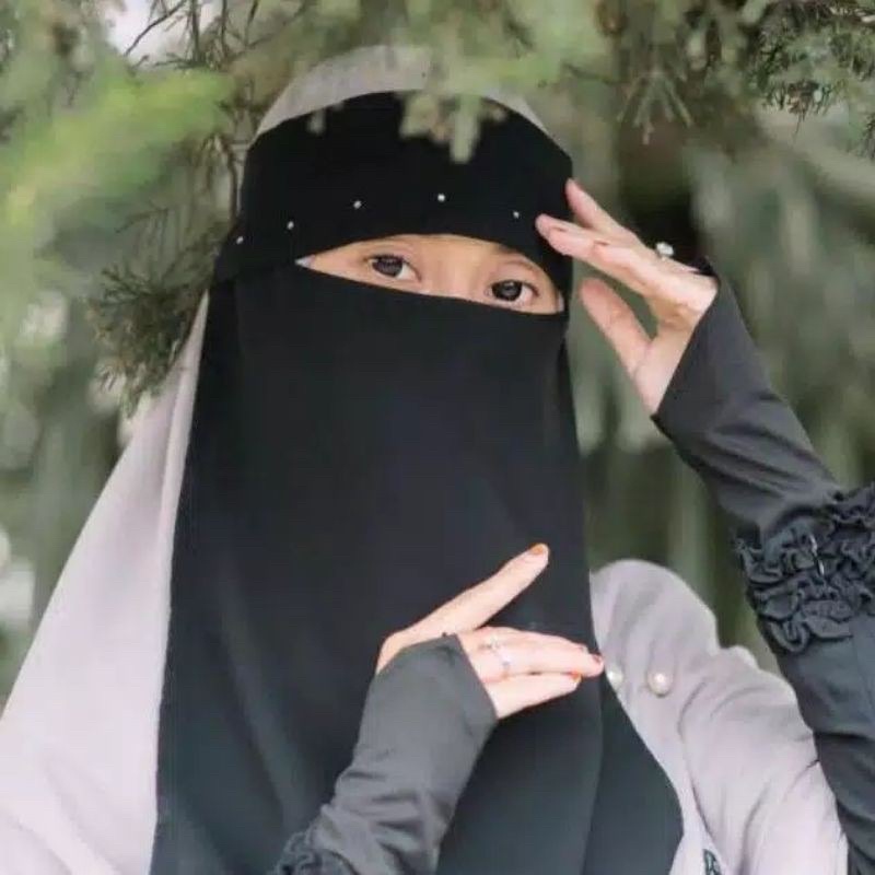 Niqab Bandana Niqab Cadar Niqab Poni Cadar Bandana Poni Niqob Viral Termurah Niqob PONI MANIK