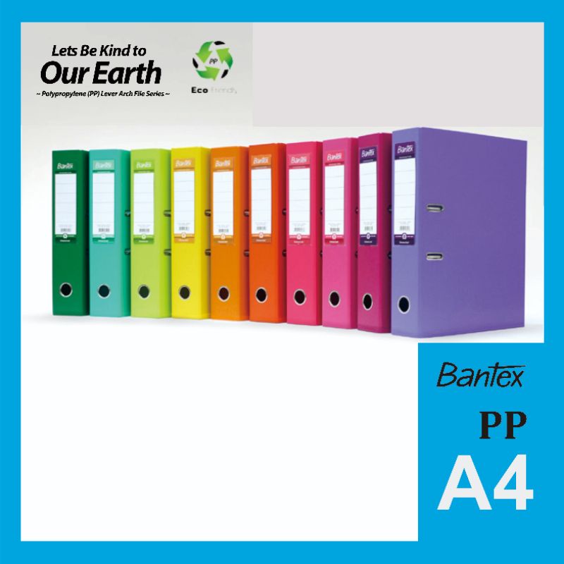 

[Hochi] Map Binder Ordner Bantex A4 Bahan PP #1451