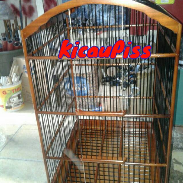 Kandang burung kotak Replika ebod no 2