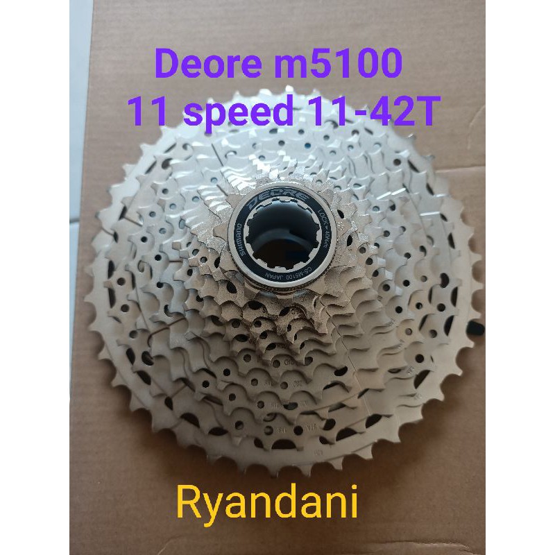 sprocket deore 11 speed M5100 42T original