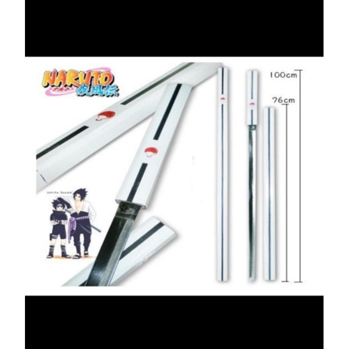 Pedang Kusanagi Sasuke Putih Anime Naruto
