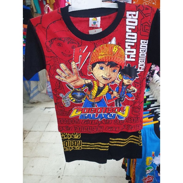 SETELAN BOBOIBOY ANAK BAJU KIDS / KARTUN ANAK