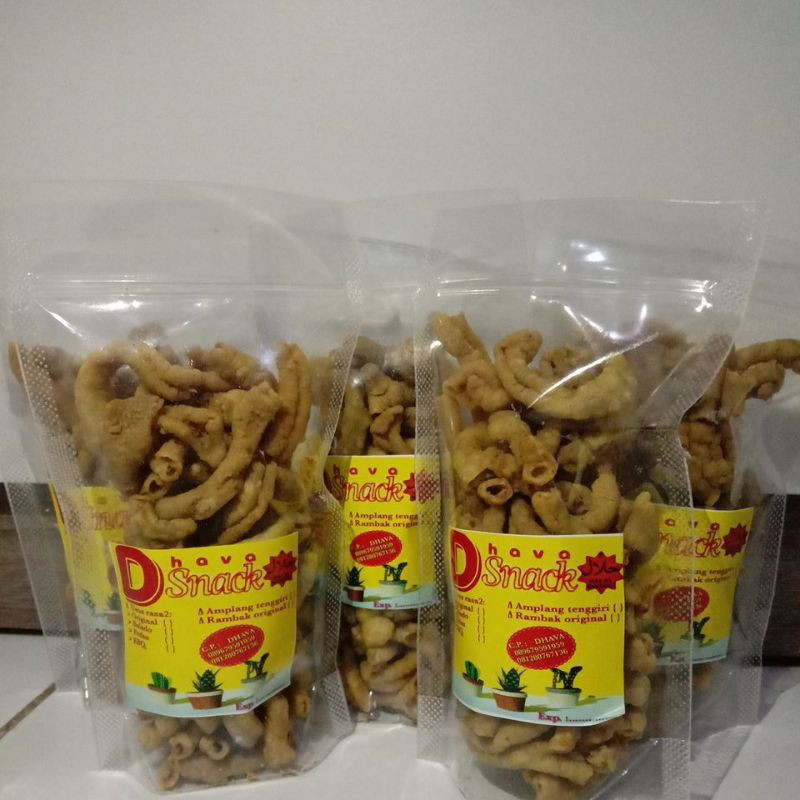 

keripik usus ayam Original gurih renyah