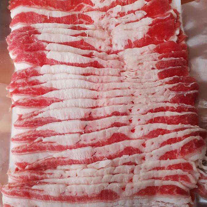 

PROMO USA Beef Short Plate - Daging Slice Yoshinoya Yakiniku Shabu Suki 1kg