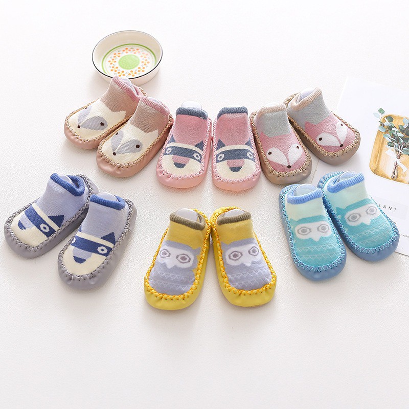 PREMIUM Kaos Kaki Sepatu Anak Bayi Motif Hewan Lucu Pendek Panjang 3D Import Katun Cotton Binatang