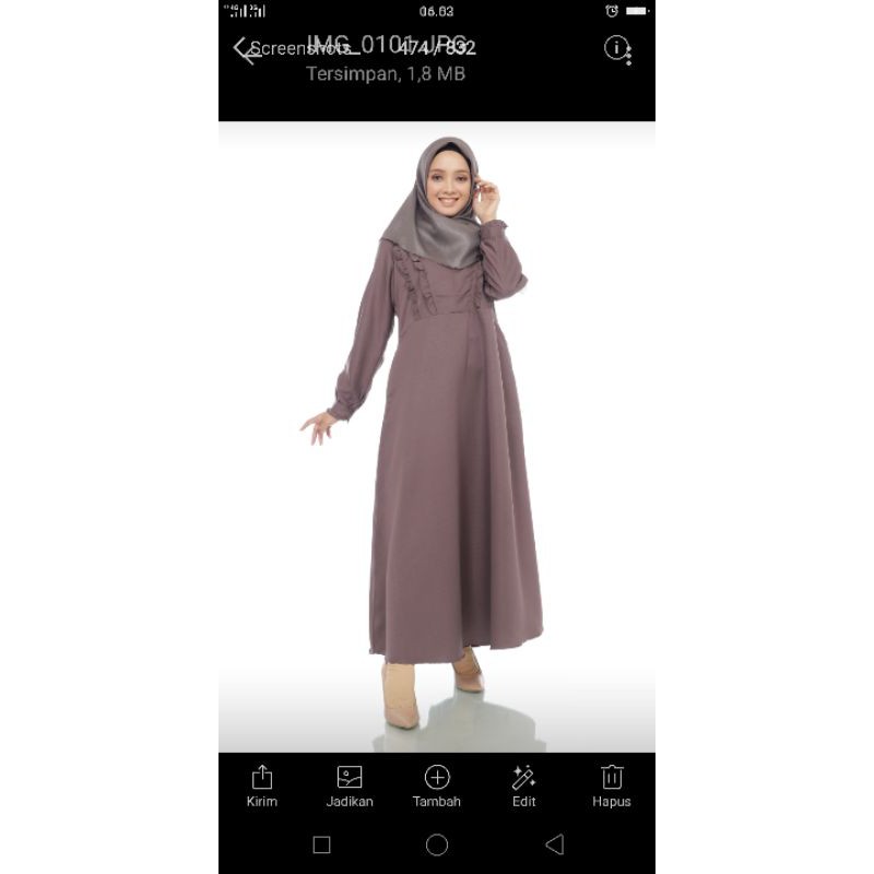 gamis cantik safa drees by faeyza