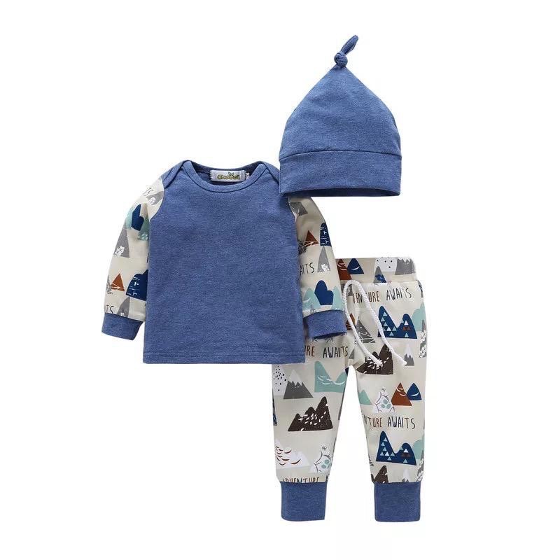 IMPORT TS - Stelan Bayi warna Biru