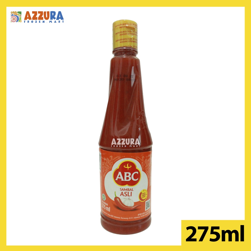 

ABC Saos Sambal Asli Saus Sambal Pedas 275ml