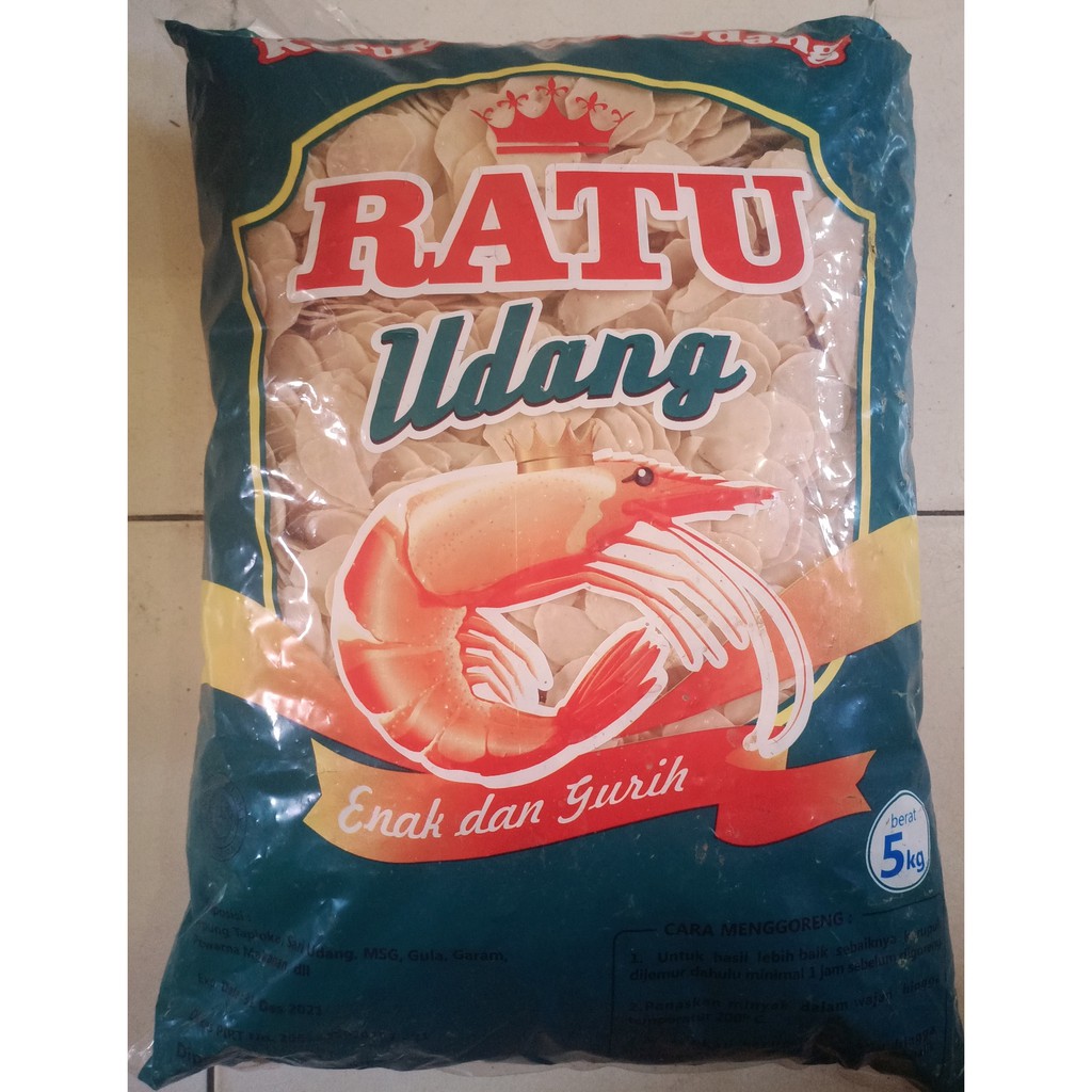 

Kerupuk Ratu Udang Putih 1kg Murah Meriah