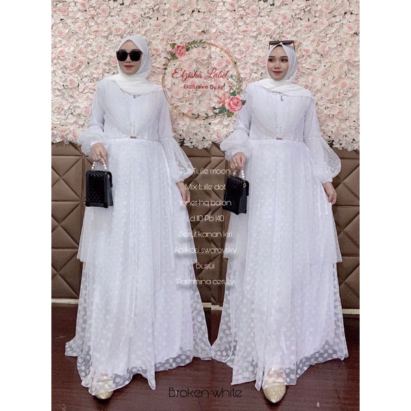 Gamis lebaran ORI brand ELZISHA LABEL