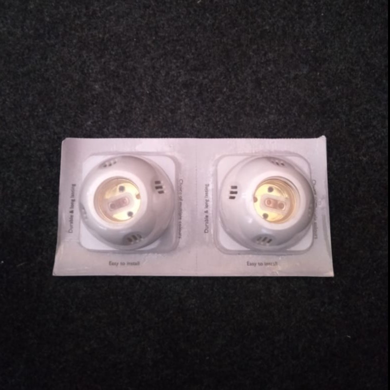 FITTING PLAFON PHILIPS DECO HOLDER PUTIH E27 RUMAH LAMPU PHILIPS