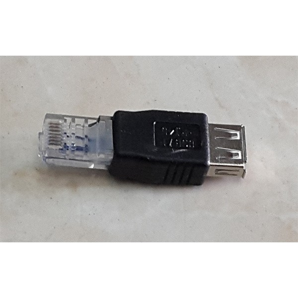 USB Female to RJ45 Ethernet Male Adapter