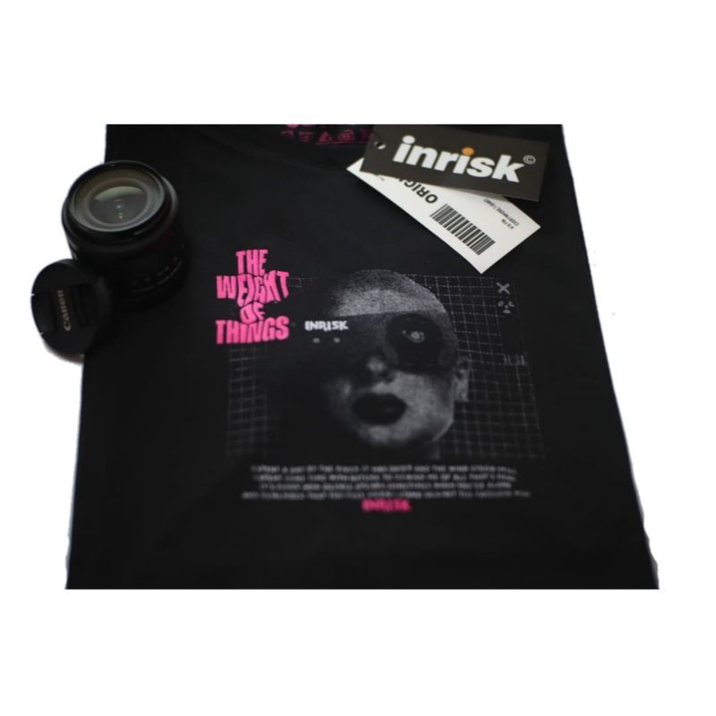 T-SHIRT KAOS DISTRO PRIA INRISK TIME TEVELER