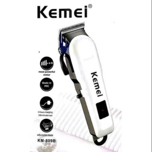 ALAT Cukur Rambut Rechargeable Kemei KM-809B ORIGINAL - Hair Clipper CAS