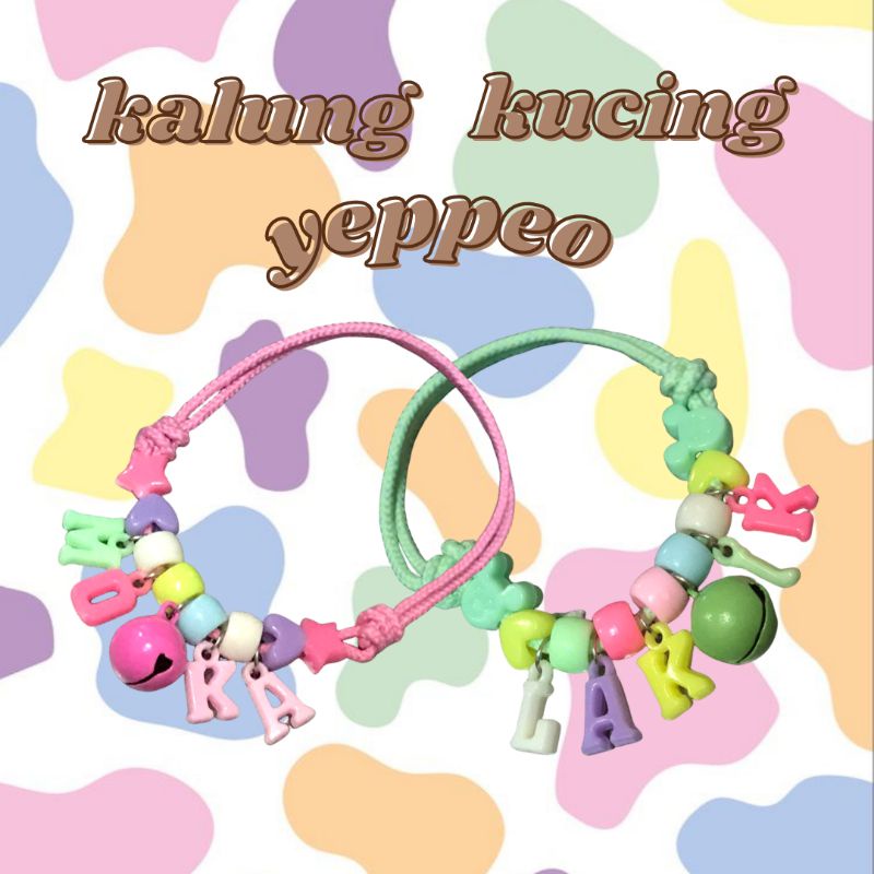 KALUNG KUCING YEPPEO FREE CUSTOM NAMA