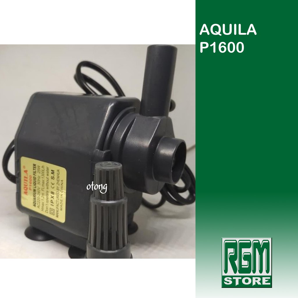 Aquila P1600 P - 1600 power head mesin pompa celup aquarium aquascape