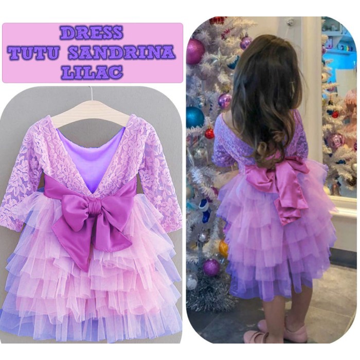 Baju anak Dress anak perempuan brukat Terbaru usia umur 3 4 5 Tahun | Dres anak perempuan kekinian b