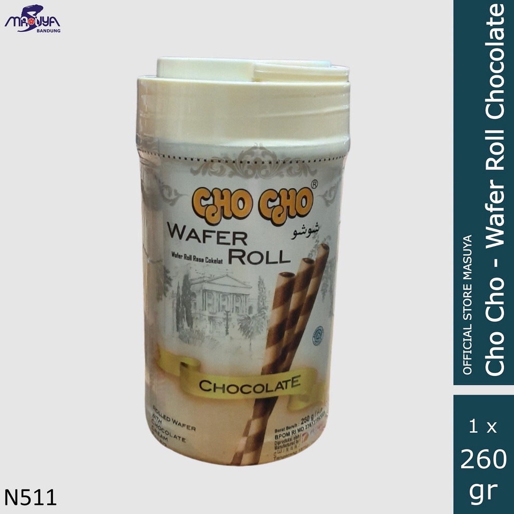 

Cho cho wafer stick 260gr l chocho wafer roll astor coklat | rasa Coklat