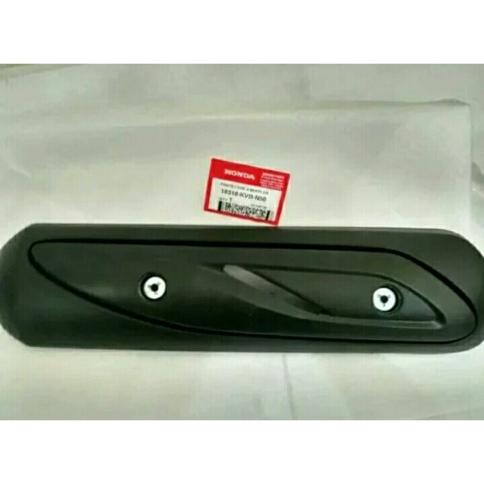 COVER KNALPOT VARIO 110 KARBU ORI AHM