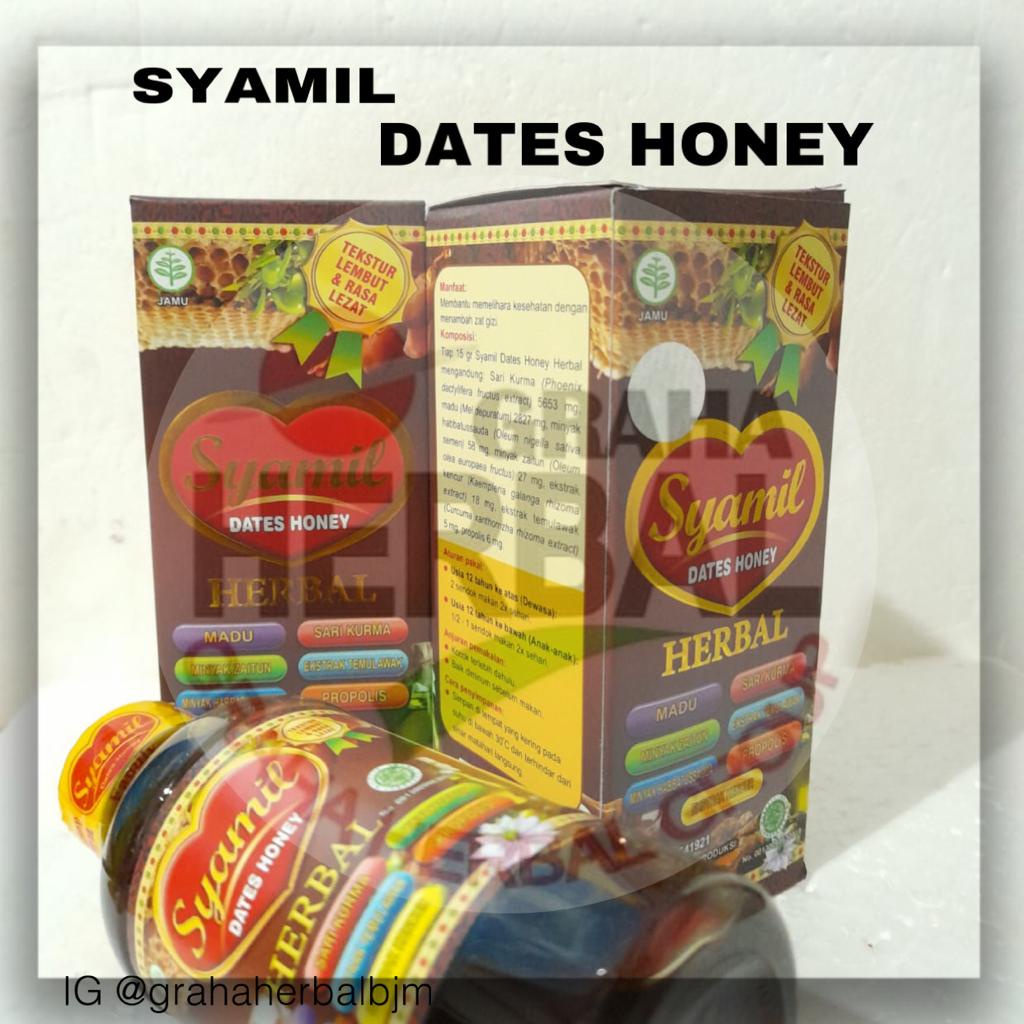 

SYAMIL DATES HONEY FAMILY HERBAL 200 GRAM - ANTIOKSIDAN. RADANG. DEMAM