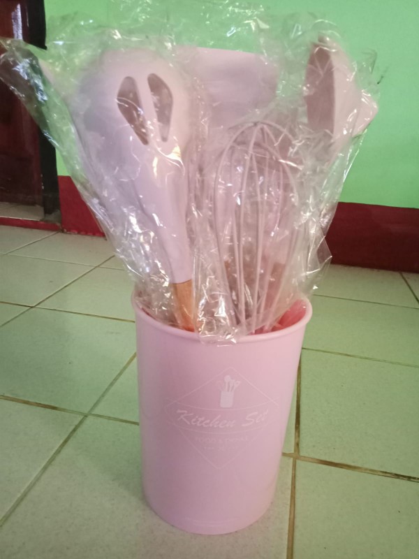 Silicone Spatula Utensil Kitchen Set Alat Masak Dapur Silikon