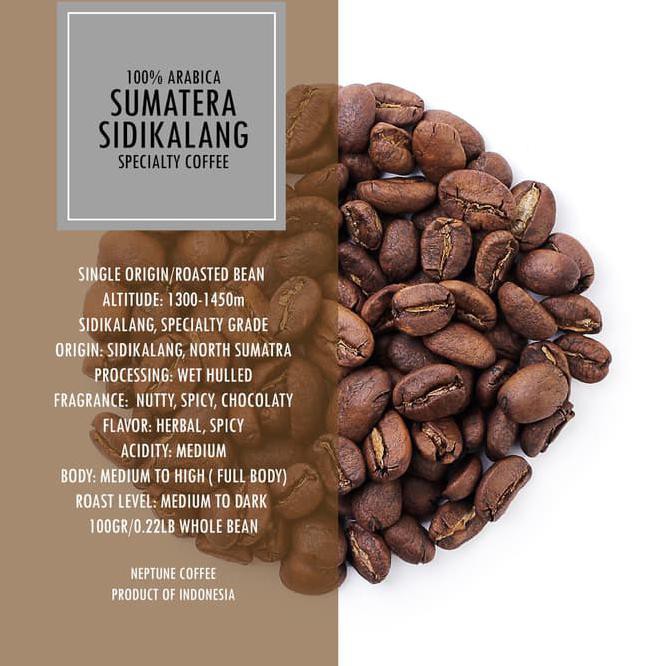 

PTI2 BIJI KOPI ARABIKA SIDIKALANG 250GR SUMATERA HALOKOFFI ARABICA COFFEE RF5M