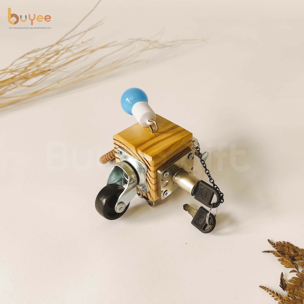 BUSY CUBE BUYEE GIFT | Mainan Edukasi Montesori Balita | Kubus Main | Wooden toys