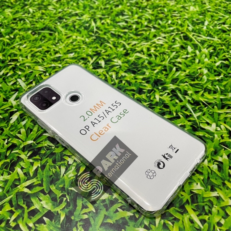 CLEAR CASE 2MM OPPO A15/A15S SOFTCASE TPU OPPO A15 PROMO SEN