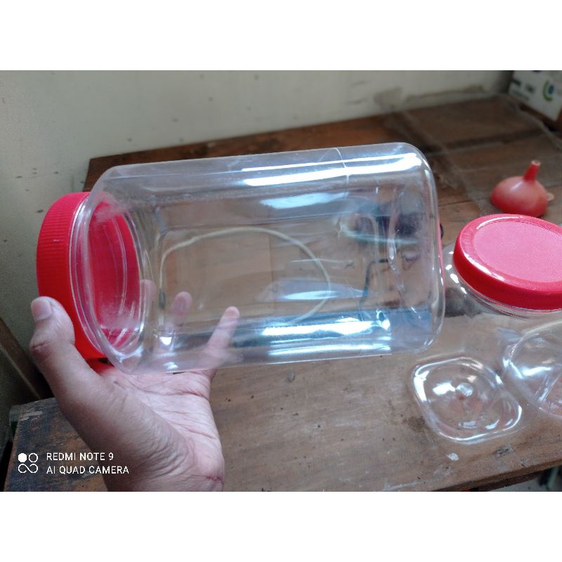 Toples 2L ikan cupang / toples plastik / toples cupang