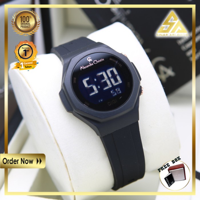 JAM TANGAN ALEXANDER CHRISTIE ALEXANDRE CHRISTIE WANITA CEWEK ORIGINAL ORI BRANDED BLACK LIST ROSEGO