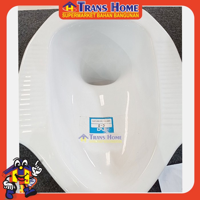 Closet Kloset Jongkok INA C-2 White, Green, Beige, Grey, Pink, Sky Blue, Maroon, Ivory (INA SANITARY