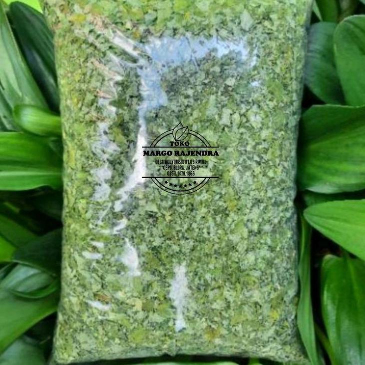 

80 daun kelor kering 1kg murni 100% kemasan 1kg d42₧