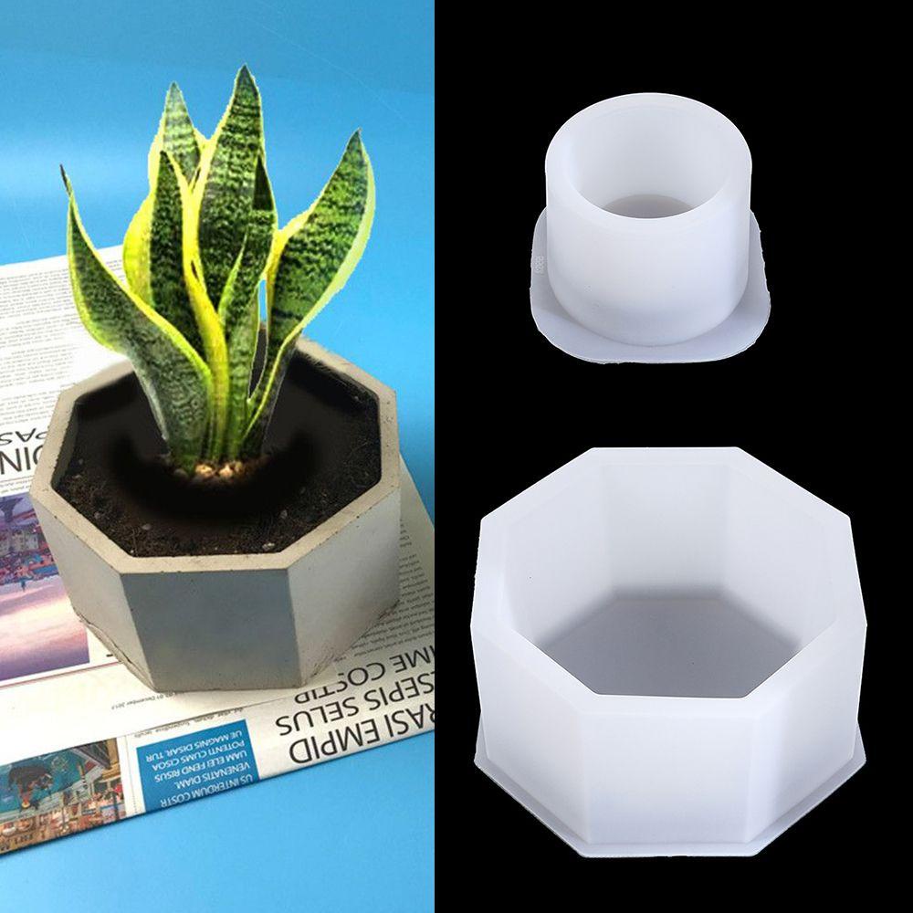 Suyo Cetakan Tray Resin Kristal Dekorasi Rumah Alat Membuat Perhiasan Casting Resin Kerajinan Pot Bunga Sukulen