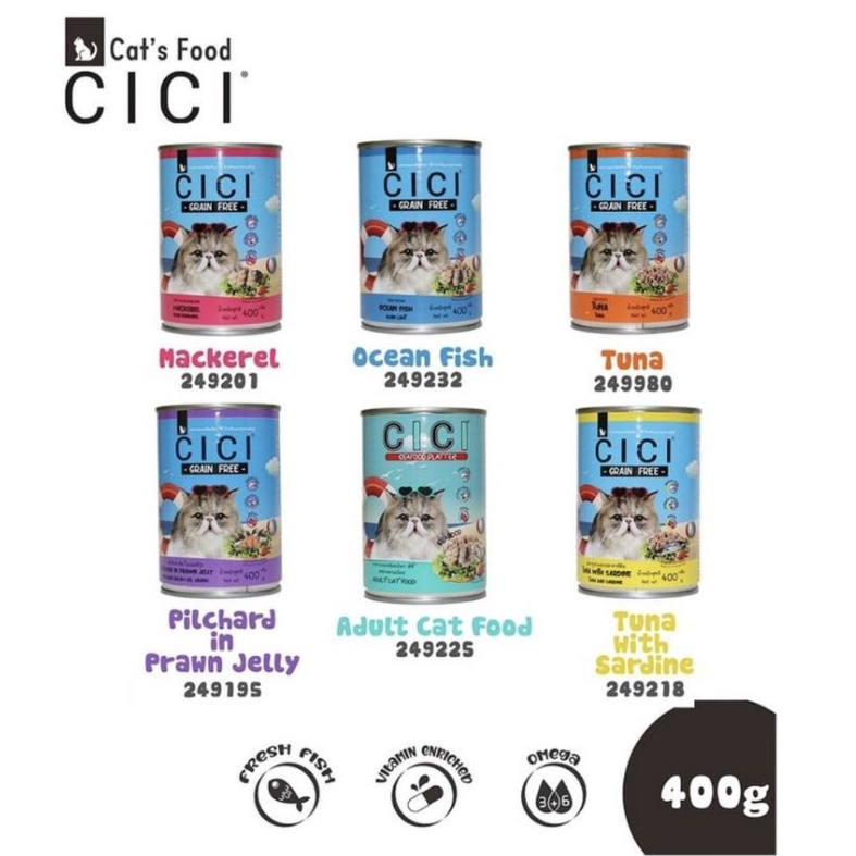 CICI kaleng-Makanan Kucing 400G CiCi