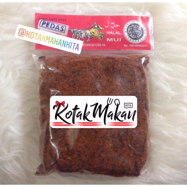 

Abon Sapi Cap Kereta Mas (Rasa PEDAS) 200gr