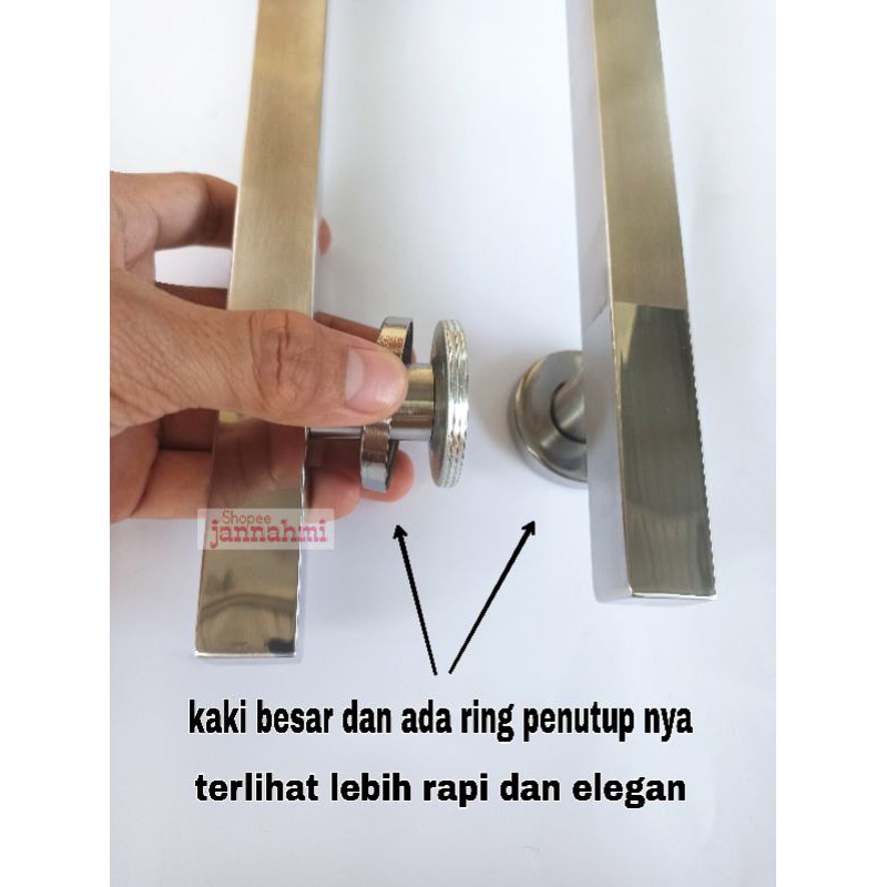 Handle pintu gagang pintu kotak 33cm