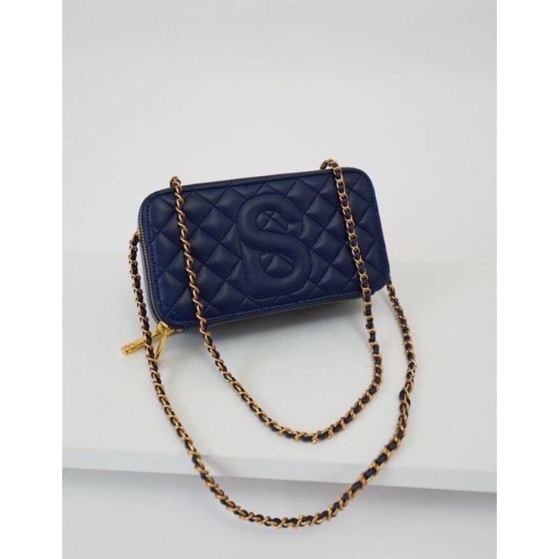 Yura bag Buttonscarves navy