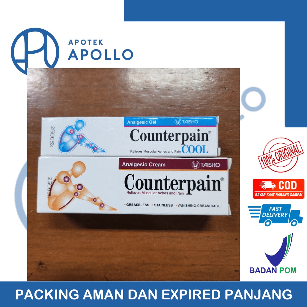COUNTERPAIN 30GR GRATIS COUNTERPAIN COOL 15GR