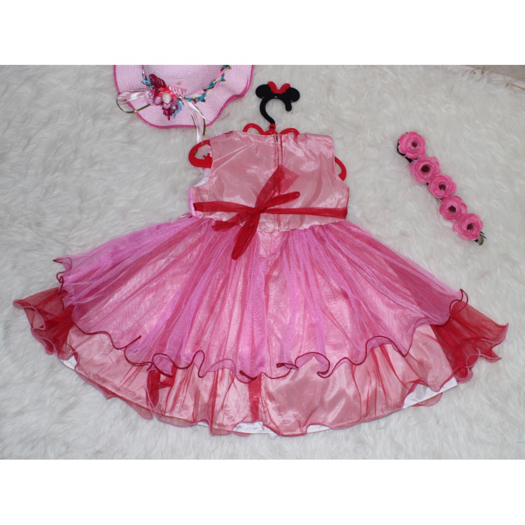 Dress Kids 3014/Promo Dress Princess Anak Impor/ Gaun Anak Korea Style/Baju Party Murah