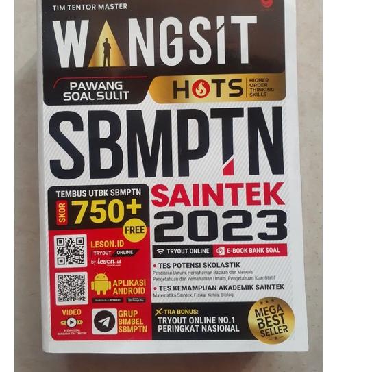 

Paling Disukai.. WANGSIT SBMPTN SAINTEK 2023 BY TIM TENTOR MASTER