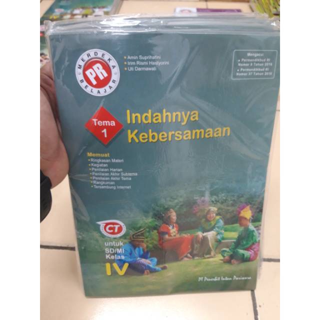 BUKU TEMATIK PR KELAS 4 TEMA 1 INDAHNYA KEBERSAMAAN